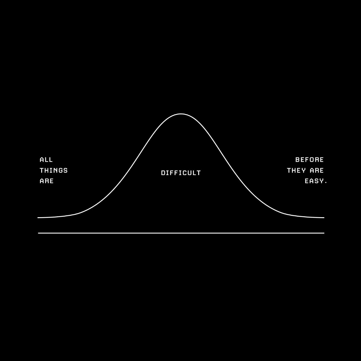 “All things are difficult before they are easy.”