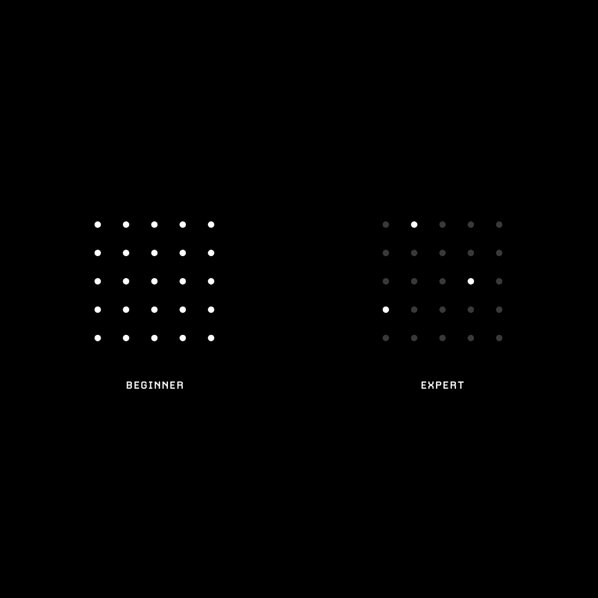 "The mind of the beginner is empty, free of the habits of the expert, ready to accept, to doubt, and open to all the possibilities."